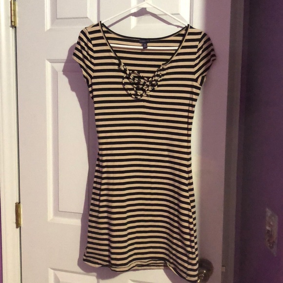 Aeropostale Dresses & Skirts - Short Dress with Black Stripes